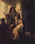 REMBRANDT Harmenszoon van Rijn The Presentation of Jesus in the Temple china oil painting artist